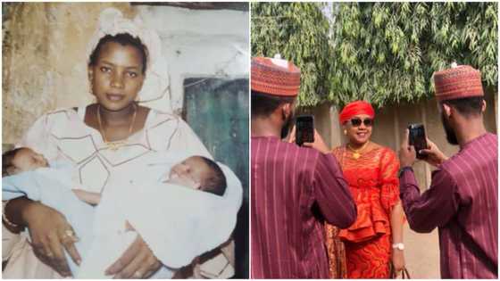 Too cute: Adorable pictures of twins with their mother goes viral