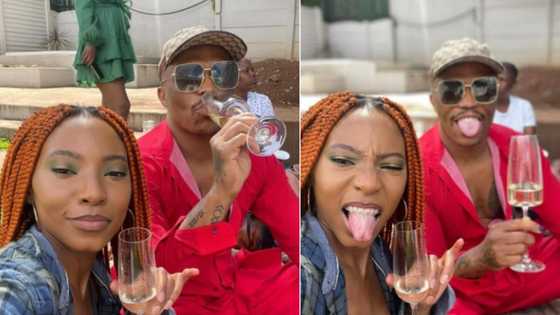 "Merry Xmas Somgaga": Somizi shares jolly holiday snaps with his daughter