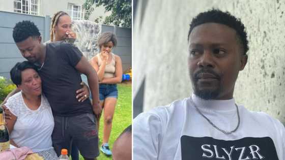 'Scandal!' star Kagiso Modupe and his family weep uncontrollably as they bid farewell to their helper