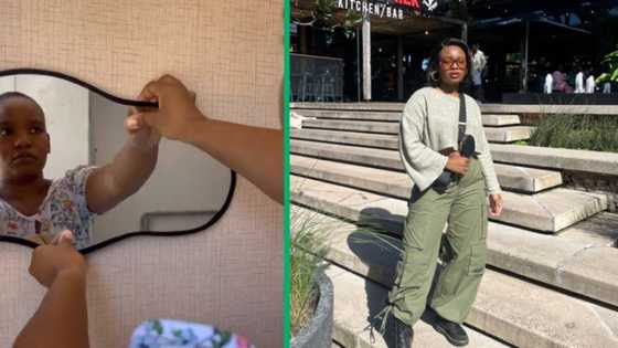 KwaZulu-Natal woman transforms Pep mirror, Mzansi thankful for the plug: "I love it"