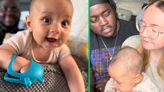 “Is this what they mean when they say men are full of kak?": Dad gets pooped on by baby during a family outing