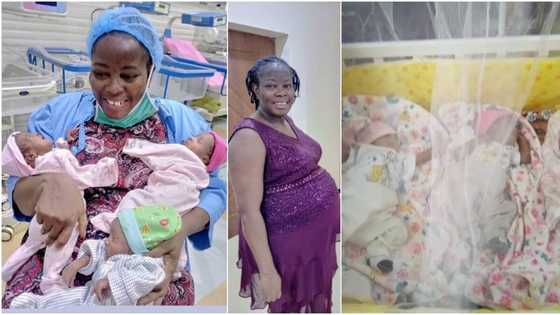 Joyful mom gives birth to triplets after 11 years of marriage and 6 miscarriages