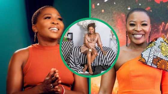 Lerato Mvelase serves body goals for her 41st birthday in 4 photos, netizens in awe of her timeless beauty