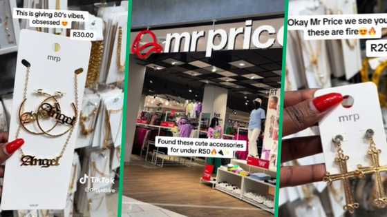 Mzansi fashion Tiktokker finds under R50 accessories at Mr Price, people cheer for the plug: “These are fire”