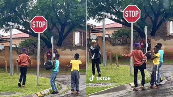 Man sick of school holidays films 3 kids wilin' out in the rain with loudspeaker, TikTok of his frustration get 2M views