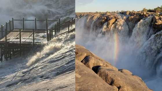 Augrabies Falls: Spectacular South African waterfall leaves jaws on the floor