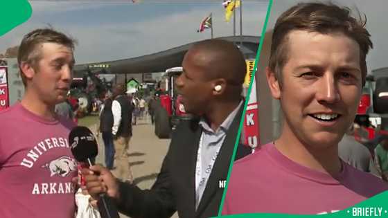 "Moving what, my friend?": Afrikaner interrupts live news broadcast at Nampo Harvest Day