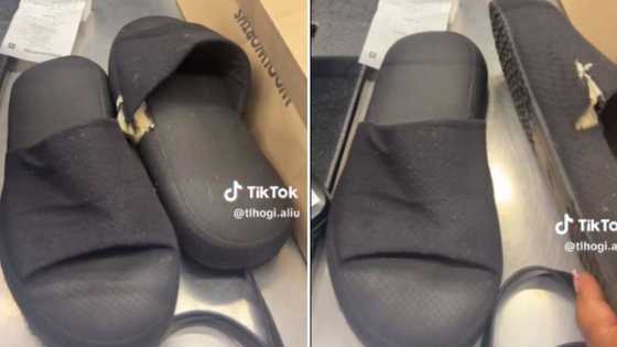 Woolworths customer posts video trying to return worn out slippers after 3 month, Mzansi throws shade