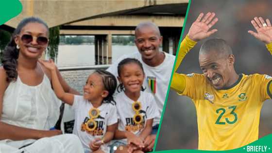 Sundowns' Morena turns singer in heartfelt Celine Dion moment with wife and kids, video