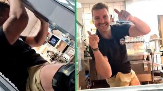 Man climbs through McDonald's drive-thru in TikTok video, SA amused by reaction to 20-minute wait