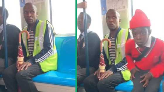 Mzansi relates as man looks scared of highschoolers in TikTok video, SA adults share ama2k horror stories