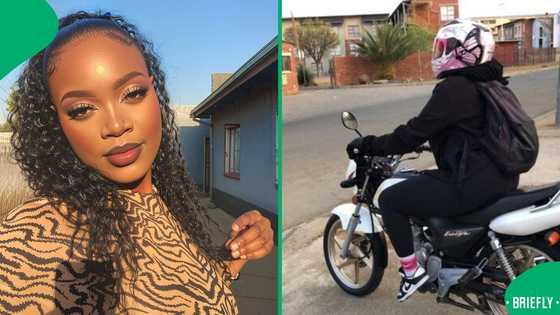 "Sisterhood is proud": Food delivery woman returns to work after embarrassing setback, SA celebrates