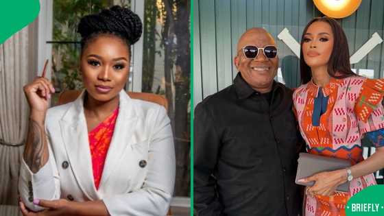 Jackie Phamotse dragged for questioning what Lebo M’s new wife sees in him
