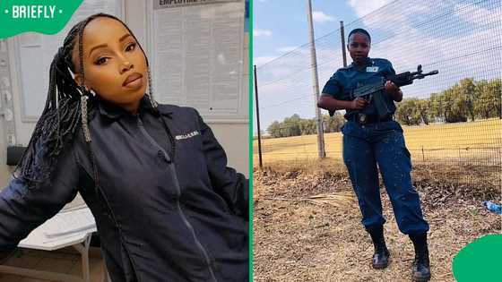 "You're motivating us": SA woman goes from KFC teller to SAPS officer after years of grinding