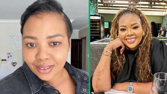 Anele Mdoda's before and after pictures of weight transformation leaves Mzansi awestruck