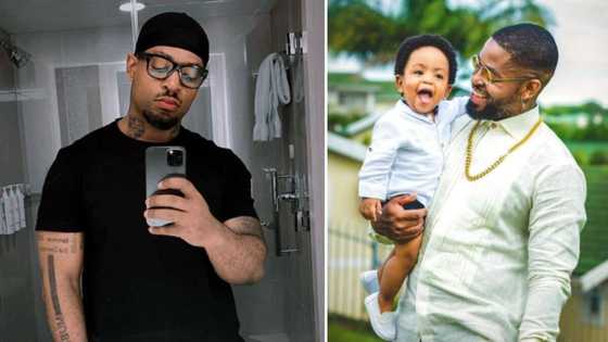 Video of Prince Kaybee's adorable son taking his first steps melts fans' hearts: "He is the cutest boy"