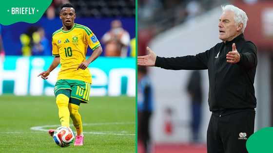 Hugo Broos reveals the one thing that could delay Relebohile Mofokeng’s Belgium debut for months