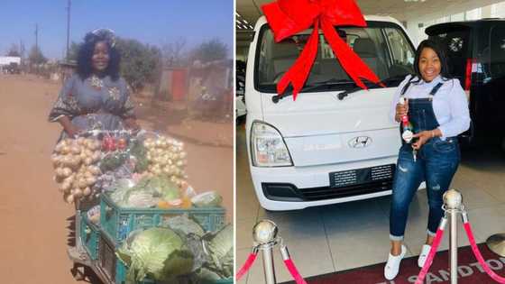 Entrepreneur goes from using trolley to buying truck for business, SA applauds