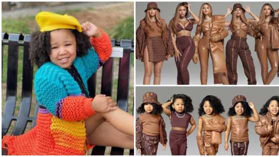 Adorable 4 year old girl wows by recreating Beyoncé's new collection