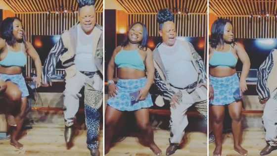 Makhadzi & Papa Penny work on 'Milandu Bhe' remix while getting down in studio