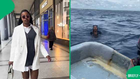 "You looked in control": Mom faces a challenge swimming without lifejacket in the sea, SA impressed