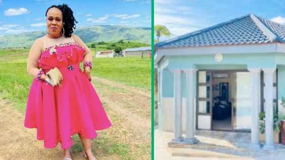 KZN woman flaunts R1.5 million house, tells Briefly News it took 2 years to finish it