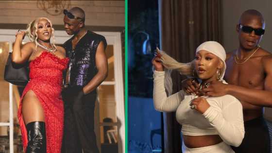 Kamo Mphela and Toss's 2nd video of them dancing together receives mixed reactions: "Enough now"