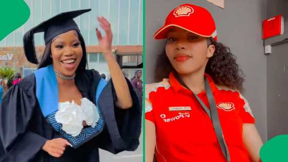 "I don't know how but I made it": Petrol attendant celebrates getting postgraduate qualification