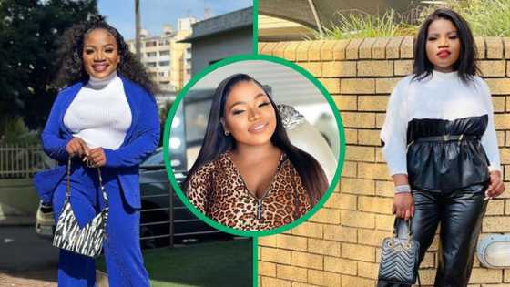 Makhadzi rocks stylish Gucci sneakers and bag as she arrives in London ahead of her show, fans can't wait