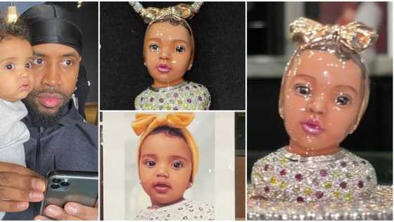 American rapper safaree makes stunning pendant of daughter's image