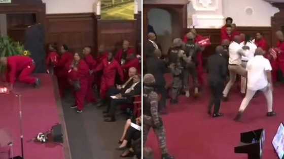 SONA 2023: EFF disrupts Ramaphosa's speech and gets forcefully kicked out, ATM leader Zungula also thrown out