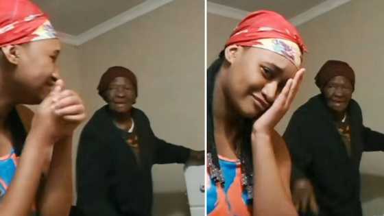 Gogo fights imaginary ghost tormenting granddaughter, video of funny prank challenge goes viral