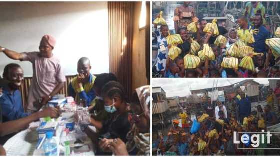 Journalist puts smiles on many faces, distributes food items to 50 families