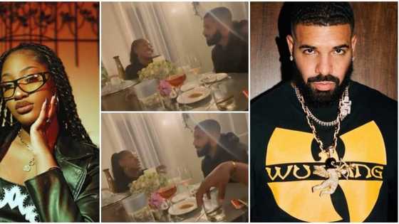 Nigerian singer Tems and Canadian rapper Drake spotted dining together in new video