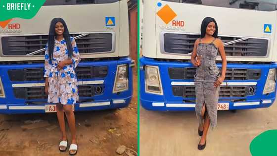 "The pressure we want": Female truck driver silences doubters after reversing her Volvo like a pro