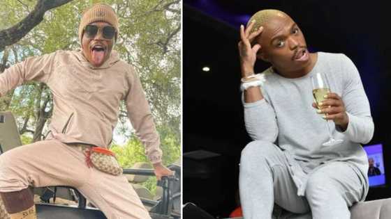 'Idols SA' judge Somizi Mhlongo celebrates buying a loaf of bread at Saxon Hotel: "Mama I made it"