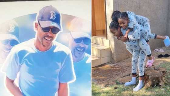 Blessed father of three beautiful girls got treated to breakfast in bed, SA peeps swoon over sweet gesture