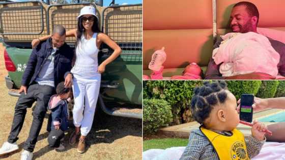 Itu Khune shares cute snaps of his gorgeous wife & daughter: #GirlDad