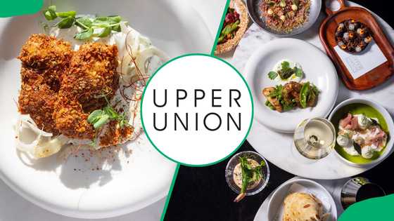 Upper Union menu in Cape Town with latest prices (2025)