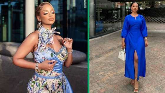 Mihlali Ndamase retires from dating after failed relationship with Leeroy Sidambe, Mzansi drags her