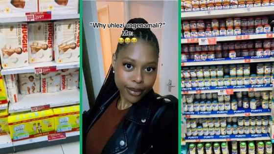Young South African mom shares TikTok video of why she's always broke, blames it on baby essentials