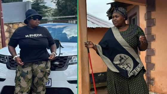 Gogo Maweni inspires Mzansi with progress of her stunning double-storey mansion: "I am impressed"