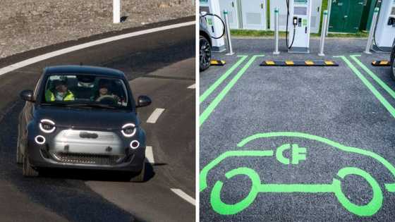 New technology allowing electric vehicles to charge wirelessly by driving on special road lanes is being tested