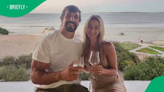 Eben Etzebeth's wife welcomes Springboks star home in style after triumphant URC tour