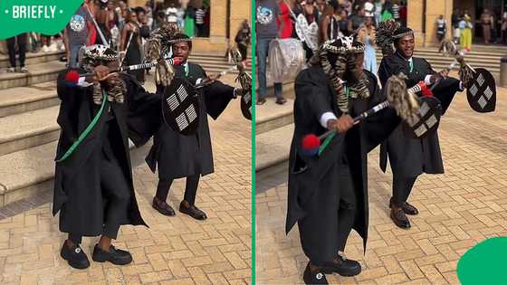 "Big ups to the graduates": Mzansi reacts to Zulu graduates who popped off on campus in TikTok clip