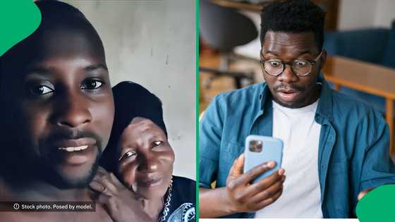 Young man flaunts romance with elderly woman, ignites social media debate: “Mzansi wethu”