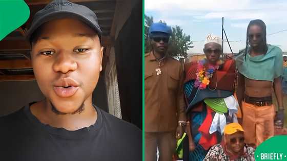 A South African man amused Mzansi after joking about initiation school secrets in a viral TikTok skit
