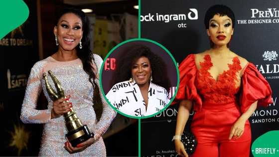 Dineo Langa and Kgomotso Christopher show love to Rami Chuene on her 50th birthday: "50 and up"