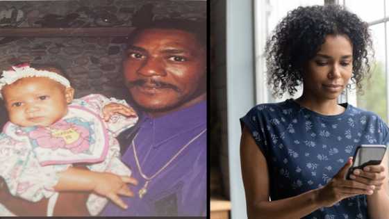 "He's a keeper": Lady gifted portrait of her and dad from bae, peeps are touched