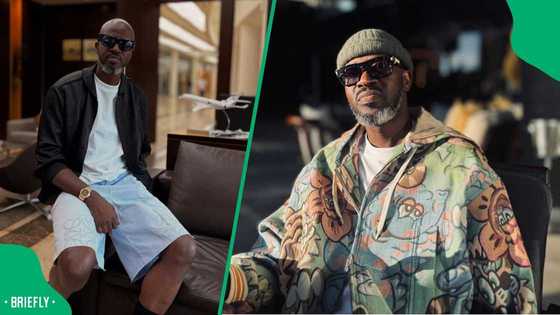 Young Black Coffee in the middle of pantsula dancers: the throwback that has Mzansi emotional